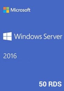 Windows Server 2016 - 50 Usuarios/Dispositivos RDS CAL - Tienda Zentinels