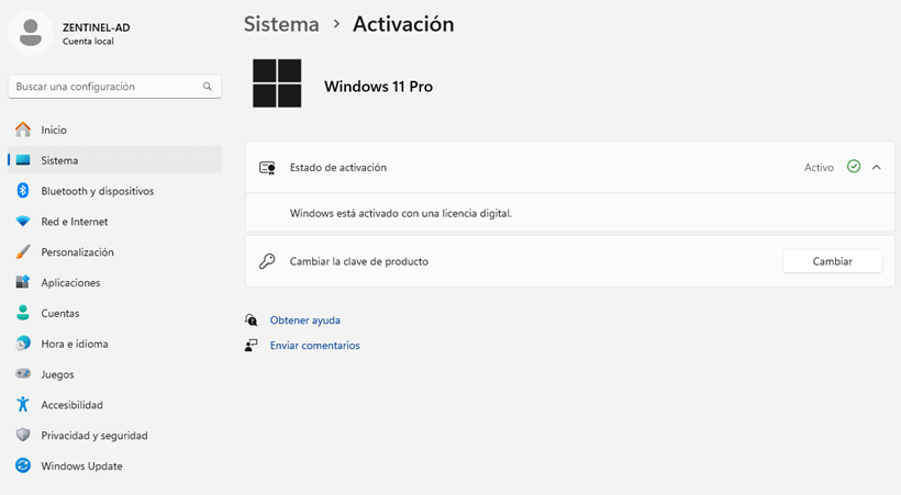 licencia windows 11 pro