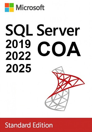 COA SQL Server 2019, 2022 y 2025 Standard - OEI/ROK