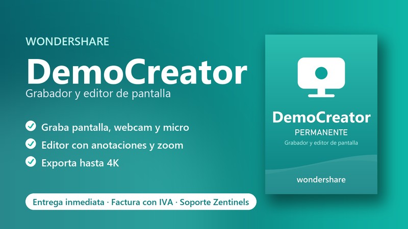 Licencia Wondershare DemoCreator
