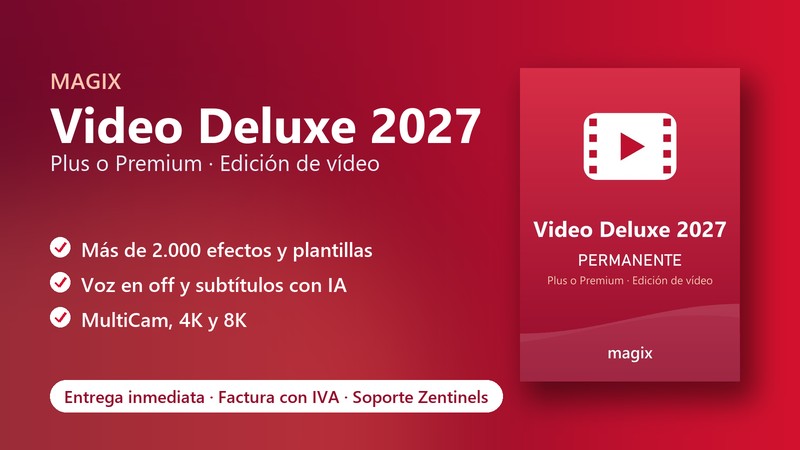 Licencia MAGIX Video Deluxe 2027