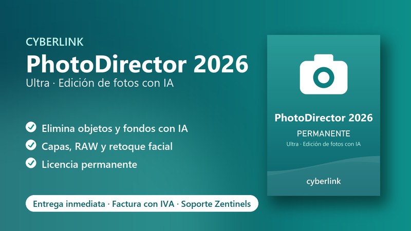 Licencia CyberLink PhotoDirector 2026 Ultra