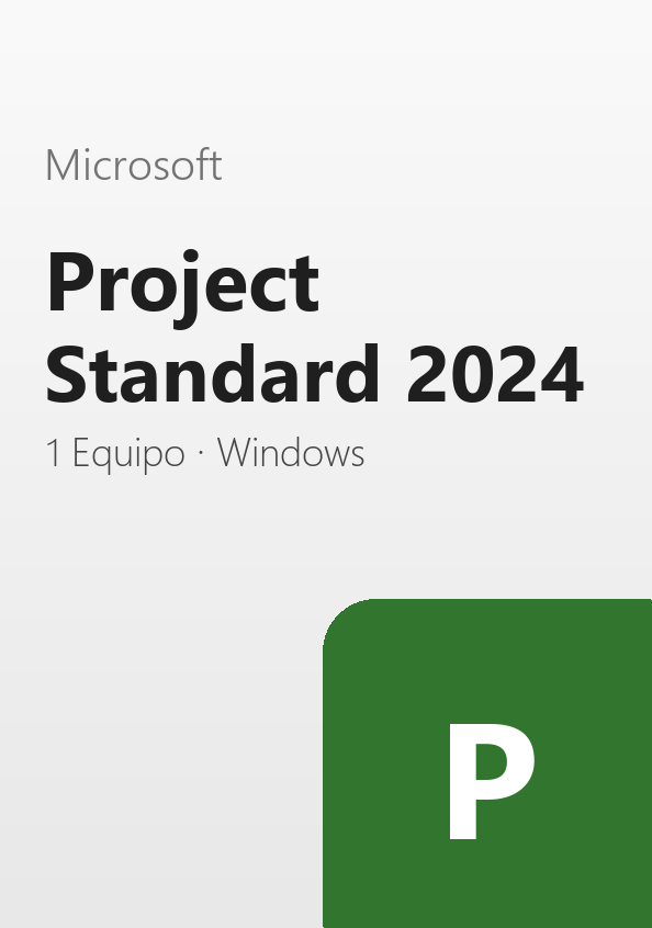 licencia microsoft project standard 2024 – 1 equipo