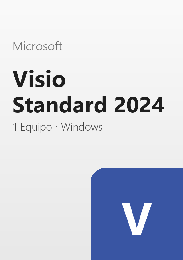 licencia microsoft visio standard 2024 – 1 equipo